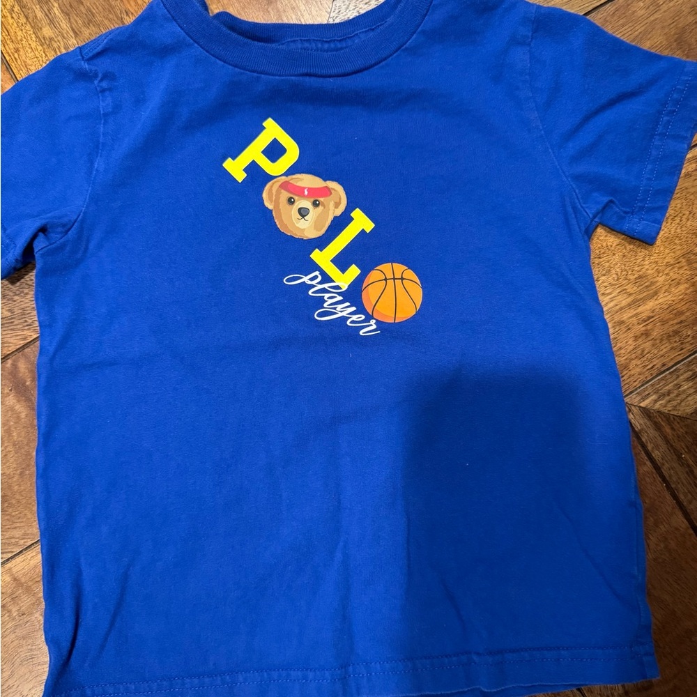 Ralph Lauren Blue Polo Bear Tee